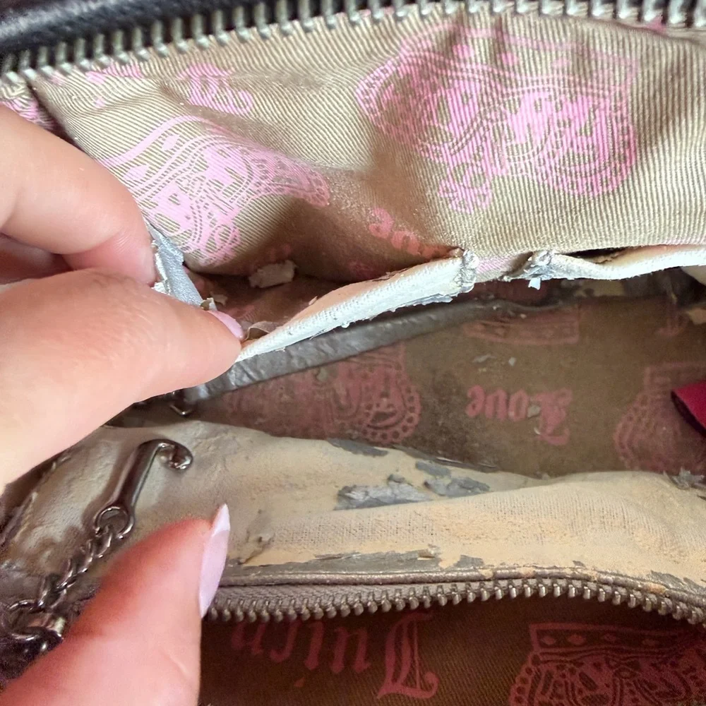 Juicy Couture Pink and Black Satchel - Picture 9 of 9